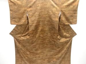 草花模様小紋着物